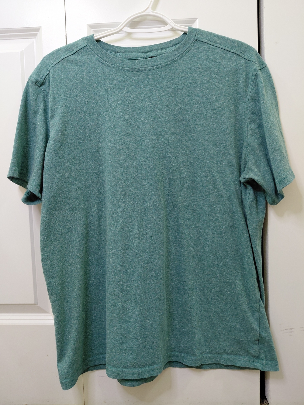 Falls Creek Men's Short-Sleeve Crew Neck Tee in Teal Heather